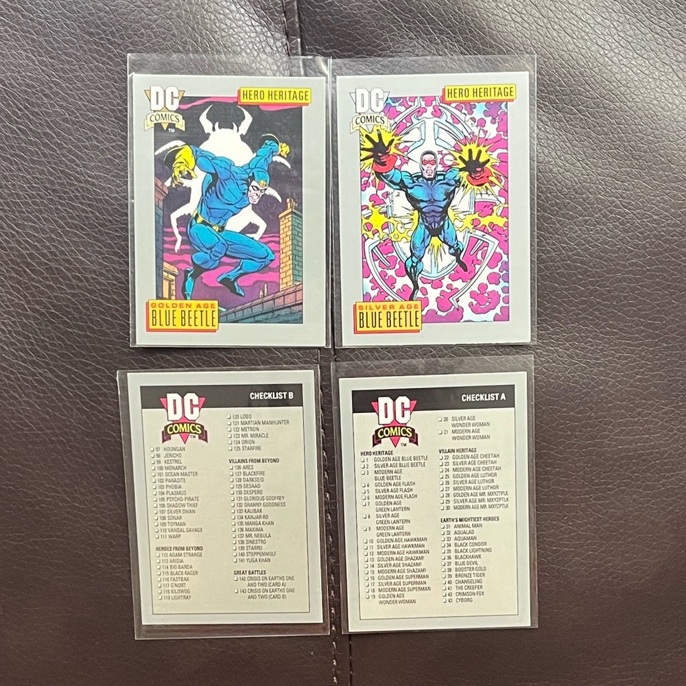 1991 Impel DC Comics Cosmic Trading Cards COMPLETE BASE SET, #1-180